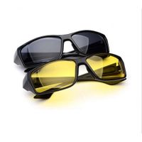 Wholesale Unisex HD Fashion Yellow Lenses Sunglasses Night Vision Go les Car Driving Driver Glasses Eyewear UV Protection g