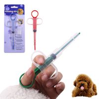 Wholesale Pet Medicine Syringe Tablet Pill Gun Piller Push Dispenser Medicine Water Milk Syringe Dog Cat Tube Feeder Tools