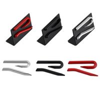 Wholesale Car Sticker R Racing Logo Emblem Decals Front Hood Grille for Golf MK8 MK5 Scirocco Passat R36