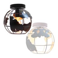 Wholesale Ceiling Lights Globe Lampshades For Lamp Shade Light Fitting Modern Metal Wire Loft Cage