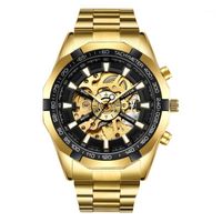 Wholesale Wristwatches Watch For Men Luxury Casual Wrist Men s Watches WLISTH Brand Golden LED Luminous Classic Big Male Steel Wristwatch Man