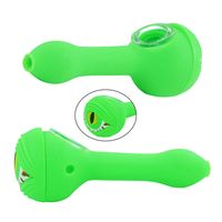 Wholesale Smoking pipes Eyes shaped hand pipe silicone bong glass bongs use for tobacco