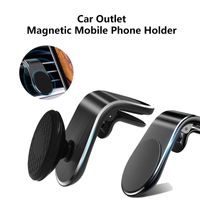 Discount clips for phone holders Magnetic Car Holder For Phone In Air Vent Mount Clip Strong Magnet Mobile Cell Smartphone Auto Support GPS Navigation Mounts & Holders