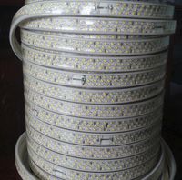 Wholesale LED Strip V Leds mThree Row Waterproof Tape Rope cm Cuttable Warm White Decoration Lights Super Bright Strips
