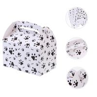 Wholesale Gift Wrap Cartoon Dog Footprint Paper Boxes Wrapping Holiday Party Supplies