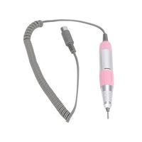 Wholesale Nail Drill Accessories Professional Handle Handpiece For Electric Manicure Pedicure Machine Silver White
