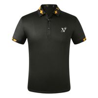 Wholesale Mens Casual Polo Shirts T shirt High Quality Embroidery Short Sleeve Fashion Classic Polos Spring Men Clothes Tees Tops Size M XXXL