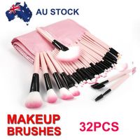 Wholesale Makeup Brushes Pink Set Natural Hair Foundation Powder High Quality Eyeshadow Blushes Cosmetic Case Maquillaje