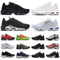 Wholesale Plus Tn mens Running shoes Hyper Blue dmp Neon Green Triple Black White Olive Reflective Chrome Cherry Persian Violet Sustainable Oreo men trainers sports sneakers
