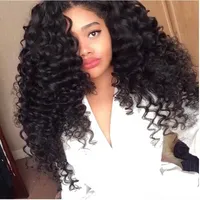Wholesale Brazilian Curly Virgin Hair Bundles Virgin Brazilian Kinky Curly Hair Weaves Natural Black Brazilian Curly Human Hair Extensions On Sale