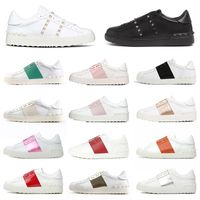 Wholesale High Quality Red Bottoms Designer Dress Shoes Men s Casual Loafers Mens Womens Big Size Us Black White Luxury Spikes Sports Sneakers Trainers Flat Feet Eur