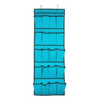 Wholesale Hanging Shoe Organizer Non woven Pocket Shoes Storage Rack Behind Door Free Nail Bedroom Tie Waistband Holder Space Saver RRD7312