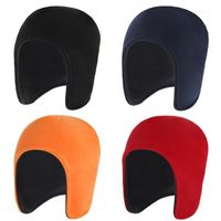 Wholesale Cycling Caps Masks Warm Cap Winter Windproof Thermal Fleece Running Skiing Riding Motorcycle Hat Ear Protection Headwear