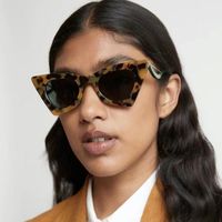 Wholesale Sunglasses JackJad Fashion Stylish Cool Cat Eye Style Women Unique Vintage Ins Brand Design Sun Glasses