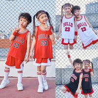 Wholesale 2021 boys basketball practice jersey short combos colothes piece set sport performance top and shorts birthday gift present for little kid children