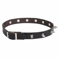 Wholesale Cat Collars Leads Spiked Choker For Women Men Punk Rock Collar Goth Fashion Necklaces Leather Studded Girls Harajuku Gothic Jewelry