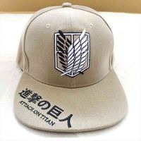Wholesale Anime Attack On Titan Mens Baseball Cap Wings Of Liberty Mark Summer Snapback For Outdoor