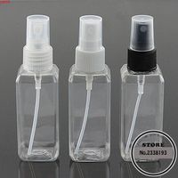 Wholesale 50pcs ml square Portable Perfume Atomizer Hydrating Spray Bottle Makeup Tools Empty Parfum bottlegoods