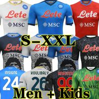 Wholesale Maradona Napoli soccer jersey Naples football shirt KOULIBALY camiseta de fútbol INSIGNE maillot foot MERTENS camisa