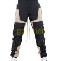 Wholesale Men s Casual Pants Loose Multi pocket Tooling Trousers Man Slim large size splicing Jogging Pant Bunch of Sports pants M XL