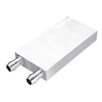 Wholesale Fans Coolings x40x12mm Aluminum Liquid Water Cooling Block For Computer CPU Radiator PC And Laptop Silver Heat Sink System