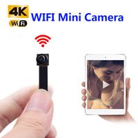 Wholesale Mini Cameras HD P DIY Portable WiFi IP Camera P2P Wireless Micro Webcam Camcorder Video Recorder Support Remote View G TF Card