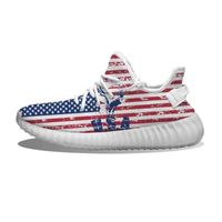 Wholesale Custom shoes KU Diy America Eagle Flag in Red Stripe Running Shoes Mh Printed Mens Trainers Outdoor Sports Sneakers