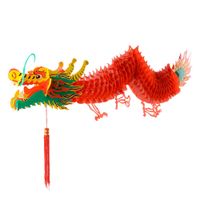 Wholesale Chinese New Year Spring Festival Dragon Lantern Plastic Hanging Lantern Ornaments for Decoration