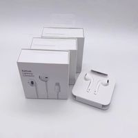 Wholesale EarPods Wired Earphones with Logo Box Pin Jack Lighting Connector Original Quality For iphone