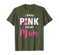 Wholesale Men s T Shirts I Wear Pink For My Mom Breast Cancer Awareness T Shirt