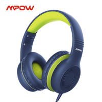 Wholesale Mpow CH6 Wired Child Kids Headphones Food Grade Material dB Limited Volume with mm AUX Port for MP3 MP4 PC Phone Laptops