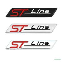 Wholesale 3D Metal Car Sticker ST Line Emblem Badge Decals for Ford F Focus X Vignale ST Line Mondeo Escape EcoBoost Explorer