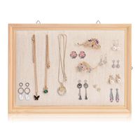 Wholesale Frames Earring Rack Creative Jewelry Po Frame Wall Panel Household Storage Necklace Display