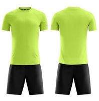 Wholesale 1656778shion Team blank Jerseys Sets Training Soccer Wears Short sleeve Running With Shorts