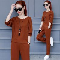 Wholesale Two Piece Dress Tracksuits For Women Outfits Set Summer Top And Pant Suits Plus Size Big Striped Sportswear Co ord Clothing