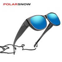 Wholesale Brand Fit Over Sunglasses Polarized Women TR90 Butterfly Shape Frame For Fishing Wear On Regular Prescription Glasses