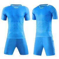 Wholesale Mens Training Soccer Jersey Set Professional Football Kits Blank Short sleeve Jersey Paintless Suit Sports Design Sets