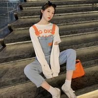 Wholesale Jumpsuits Women Panelled Preppy Style Simple Leisure Loose Straight Ulzzang All match Basic Novelty Female Clothes Autumn Trendy Women s R