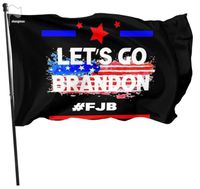 Wholesale DHL Shipping x5 Let s Go Brandon Flag Brandon Flags Banner Outdoor Banner Indoor Decoration WHT0228