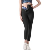 Wholesale Body Shaper Women Sauna Leggings Sweat Pants High Waist Slimming Thermo Compression Workout Fitness Exercise Tights s