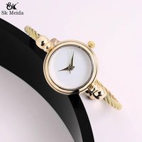 Wholesale Fashion Ladies Watch Exquisite Cabinet Small Dial Women Simple Metal Opening Adjustable Bracelet Watches Round Clock SW Wristwatches