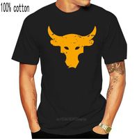 Wholesale Men s T Shirts Tshirt Brahma Bull The Rock Project Gym Logo T Shirt Cotton Size M3Xl