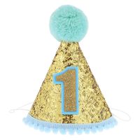 Wholesale Party Hats Toyvian st Birthday Cone Hat Baby Girl Tiara Lovely Fashion Mini With Adjustable String For