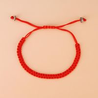 Wholesale Link Chain Creative Ethnic Style Red Rope Braided Adjustable Pull Bracelet Couple Girlfriend Gift
