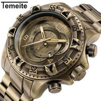 Wholesale Watch domestic bronze watch waterproof steel band leisure men s Quartz