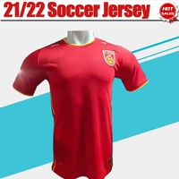 Wholesale China Men s National Football Jerseys World Cup Qualifiers Soccer Jersey WU LEI Home Red Men Shirt Uniforms Fans Version