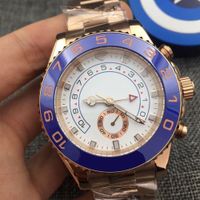 Wholesale Luxury designermen s automatic mechanical watch size mm sapphire mirror gold strap waterproof men need Christmas gift