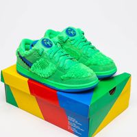 Wholesale Top Quality Men Women Three Bear Pack Low Basketball Shoes Luxury Designer Slides boys and girls green Running skateboard casual Sneakers With Original box