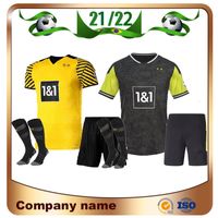 Wholesale 2021 Kids Kit HAALAND REUS Borussia Soccer Jersey Boy BELLINGHAM SANCHO HUMMELS BRANDT football shirts children socks uniform