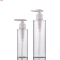 Wholesale 100ml ml New Arrival Plastic PET Empty Round Cosmetic Lotion Pump Refillable Bottle Frosted Packaging Containers pieces Lothigh qty